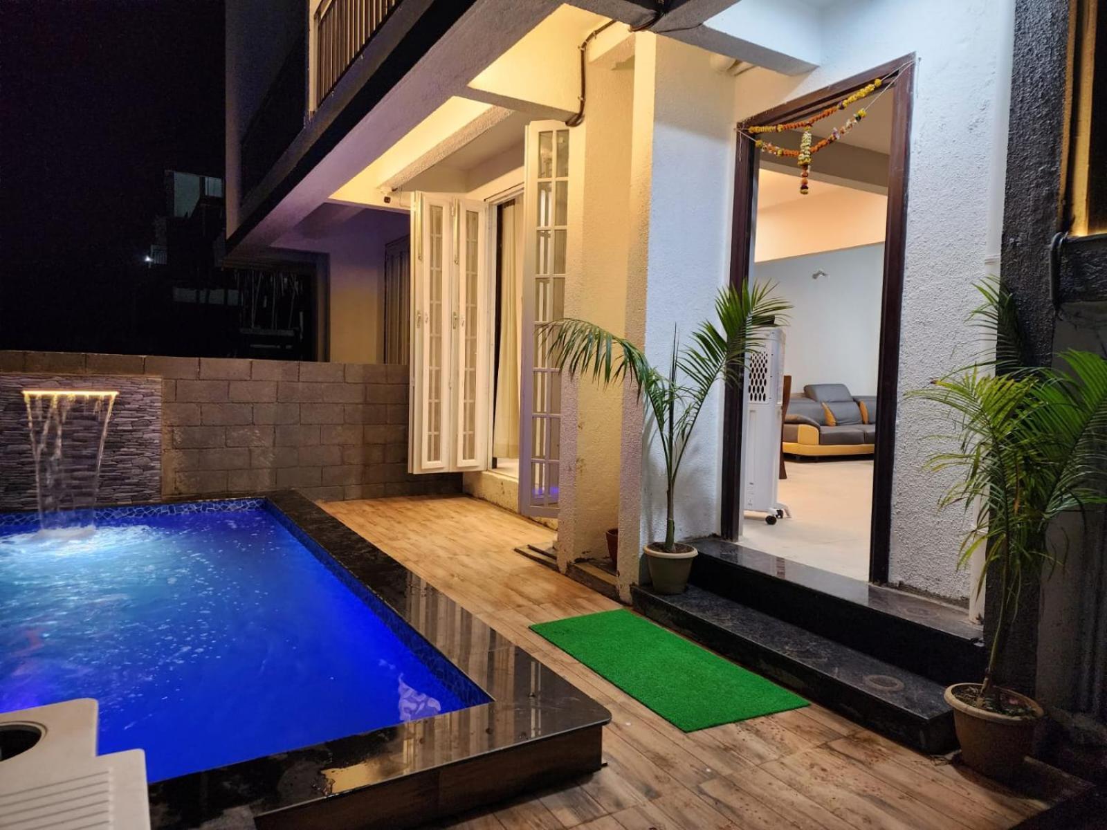 Genz Villa Ll Swimming Pool Ll Ac Ll Bbq Ll 2Bhk 罗纳瓦拉 外观 照片